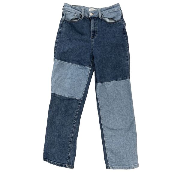 🔥🔥🔥CELLO straight leg women's jeans, size 9, two-toned, VGC 🔥🔥🔥 - Picture 1 of 11